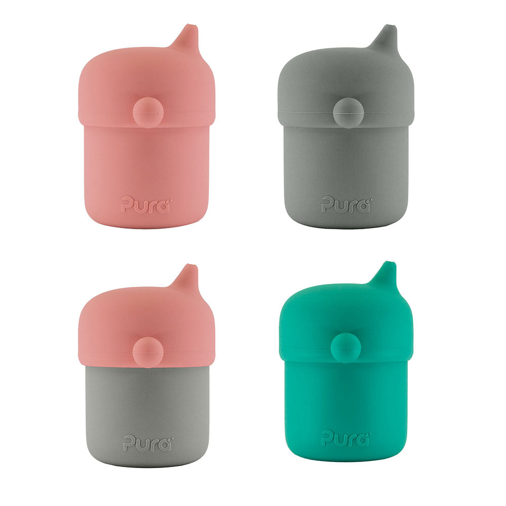 Pura My-My Silikon - 150ml - Trinklernbecher - der ideale Nachfolger der Babyflasche.