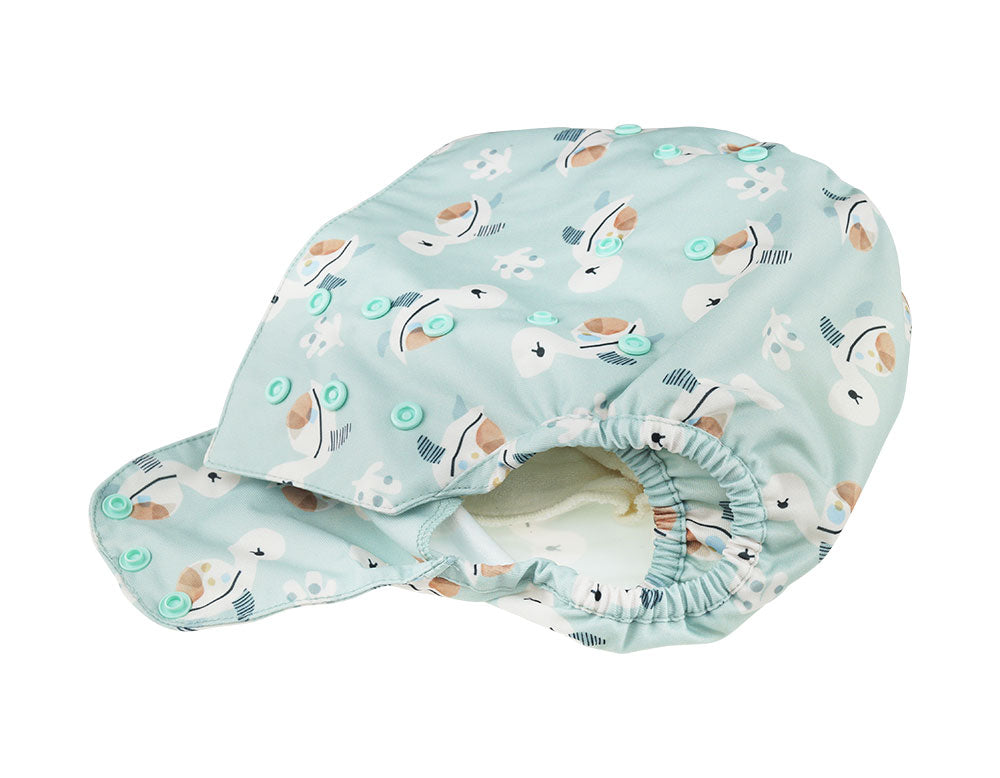 Blümchen - Eco Shell Überhose (2in1) - Druckverschluss - XL (8-25 kg)