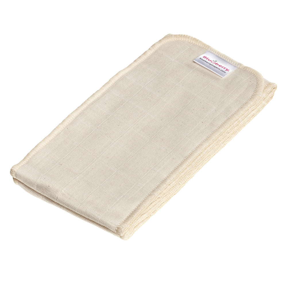 Blueberry - Saugeinlagen - 100% Bio-Baumwolle (Prefold Webung)