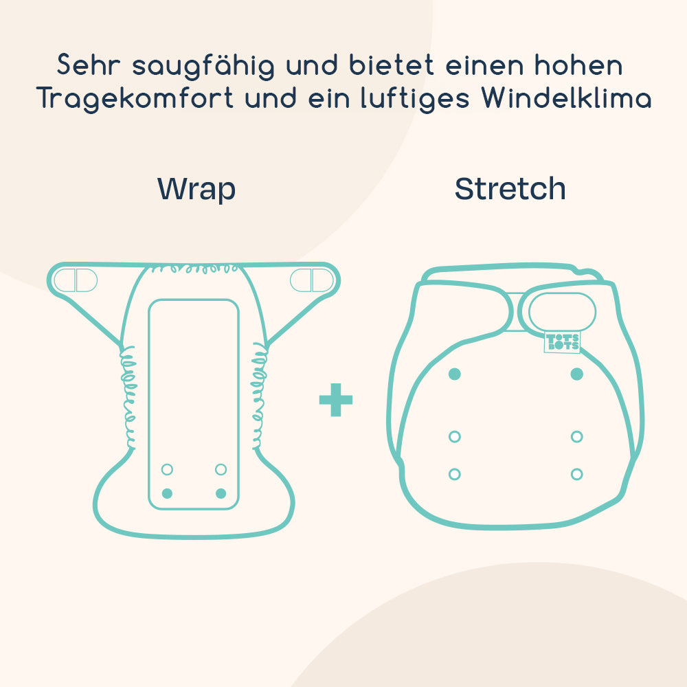 Totsbots - Bamboozle Stretch - Höschenwindel - XL (8-20 kg)
