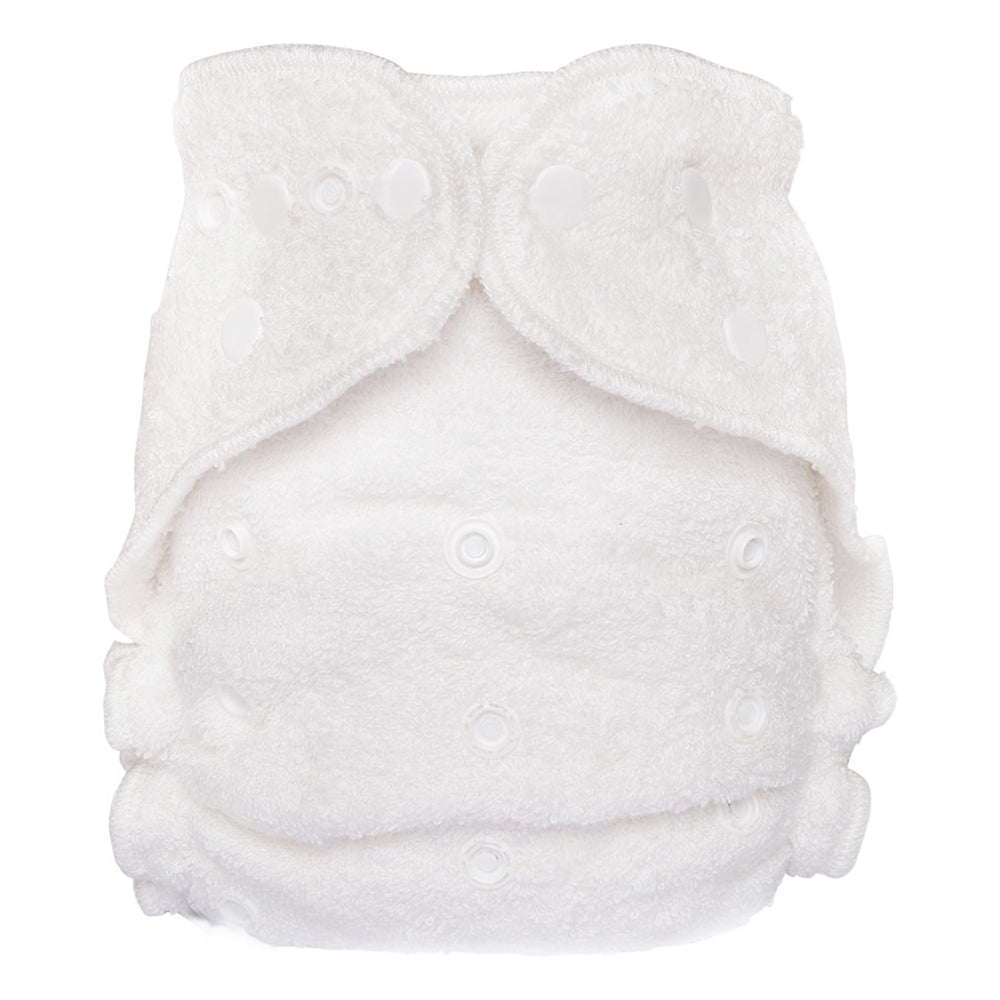 Blümchen - Bambus-Frottee-Höschenwindel - Newborn (2-5 kg), One Size (3-15 kg)
