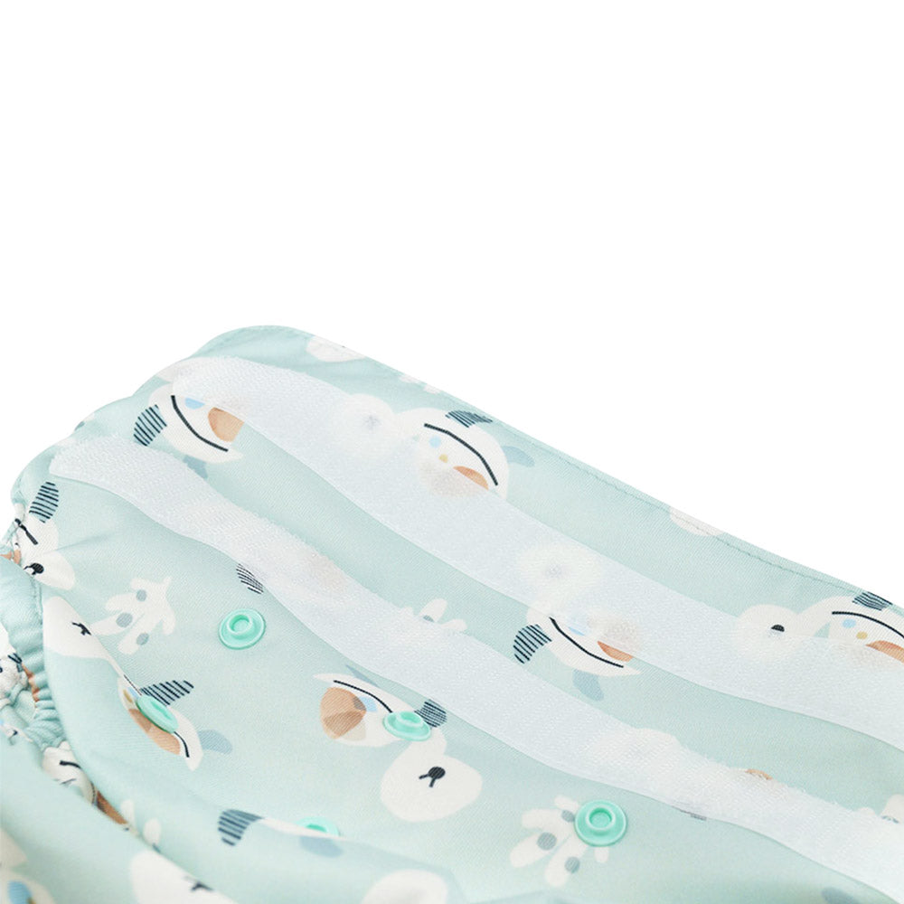 Blümchen - Eco Shell Überhose (2in1) - Klettverschluss - XL (8-25 kg)