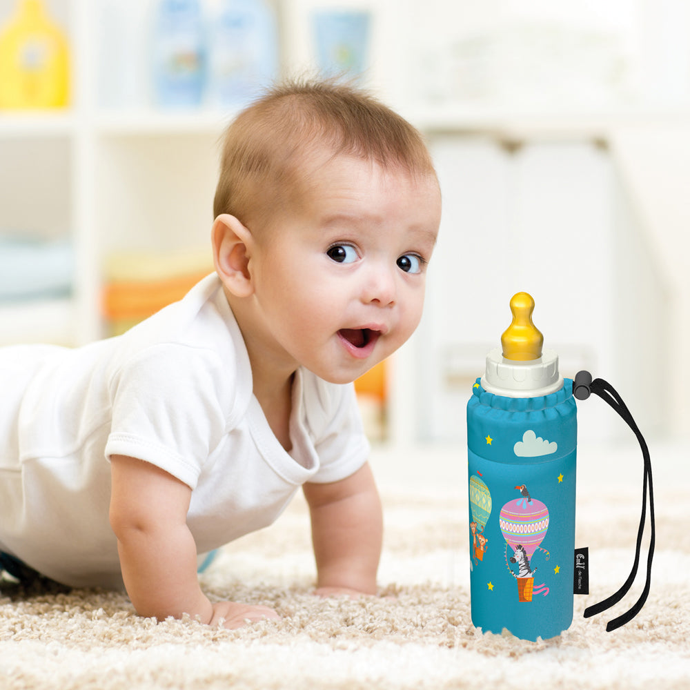 Emil - Babyflasche (250ml) - Komplettset - Rabe (Blau)