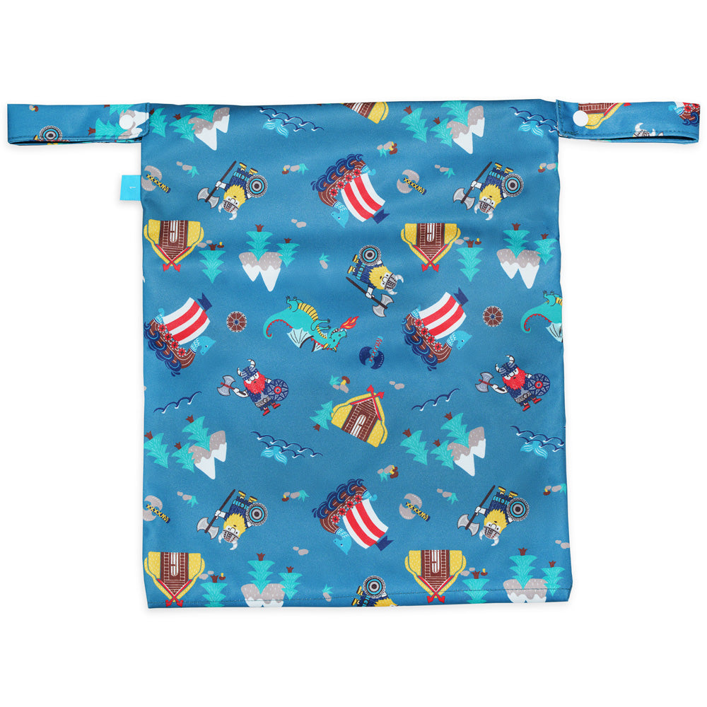 Little Clouds - doppelte Nasstasche mit Trockenfach (Wet & Drybag) - Gr. M (40x33 cm)