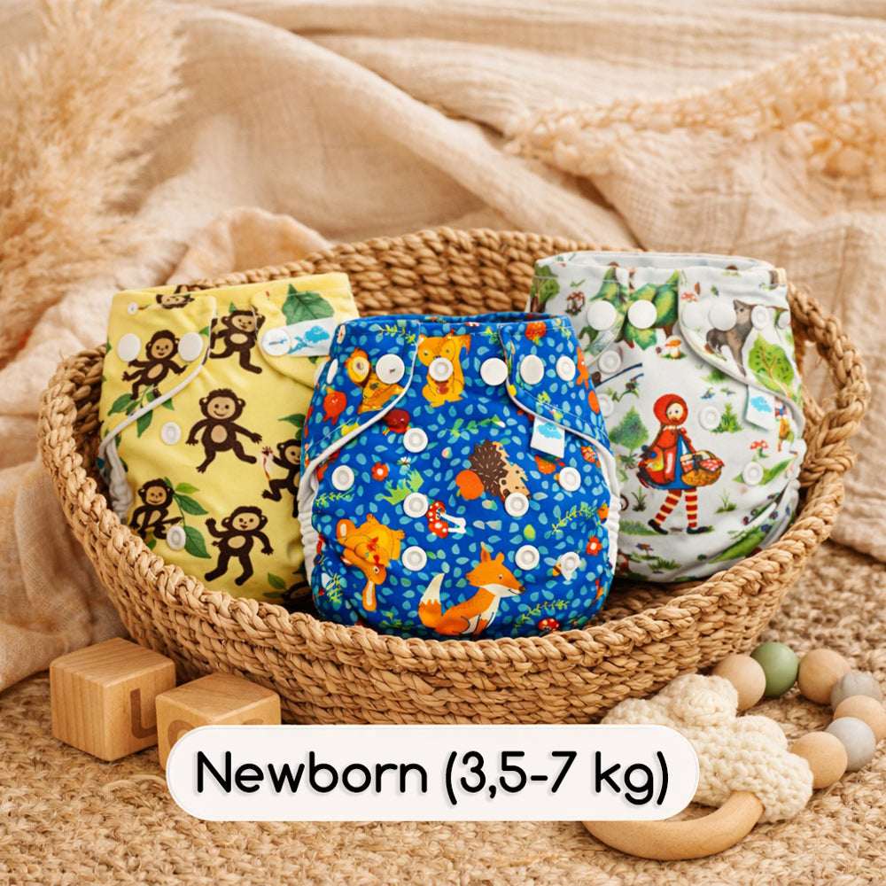 Little Clouds - Überhosen (Newborn 3,5-7 kg) - Sparpaket
