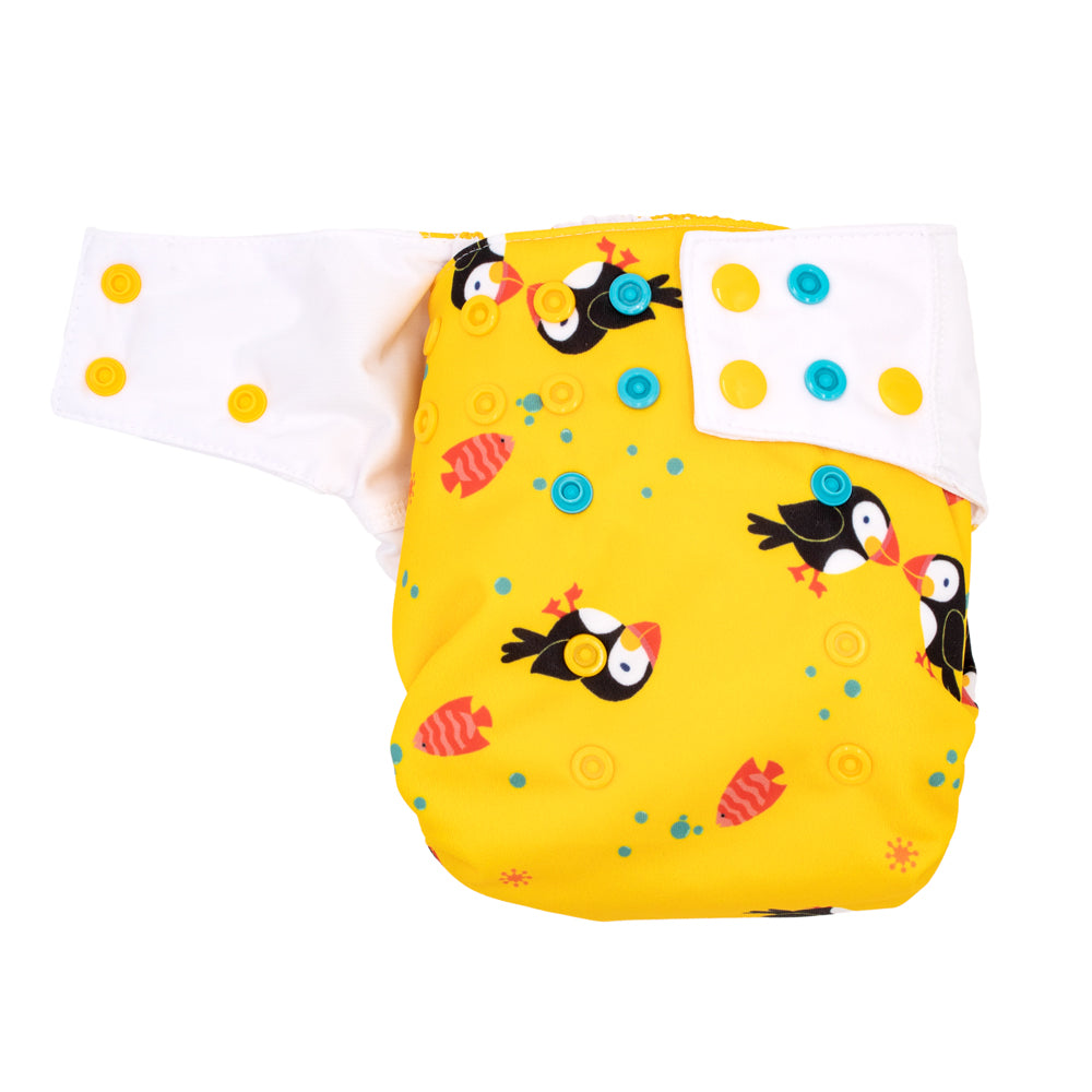 Mommy Mouse - Überhose (Newborn, One Size, XL) - Puffins