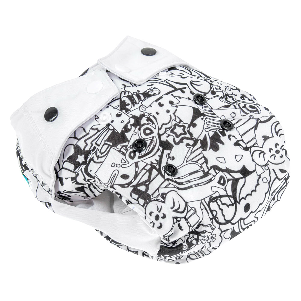 Mommy Mouse - Überhose (weiche Beinbündchen) - One Size - Black