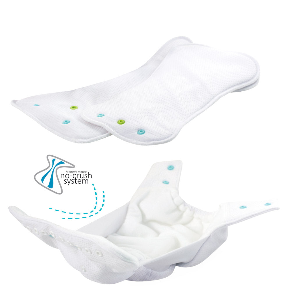 Mommy Mouse - XL Höschenwindel mit Klettverschluss 9 - 19 kg - Polar Microfleece