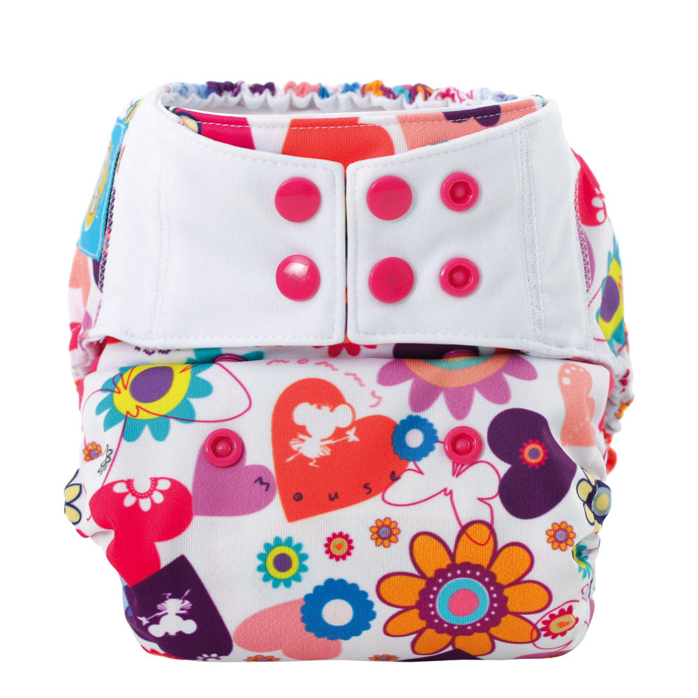 Mommy Mouse SIO-Stoffwindel-System (Snap in One) One Size - Thumbelina. Sehr flexibles und durchdachtes Windelsystem.