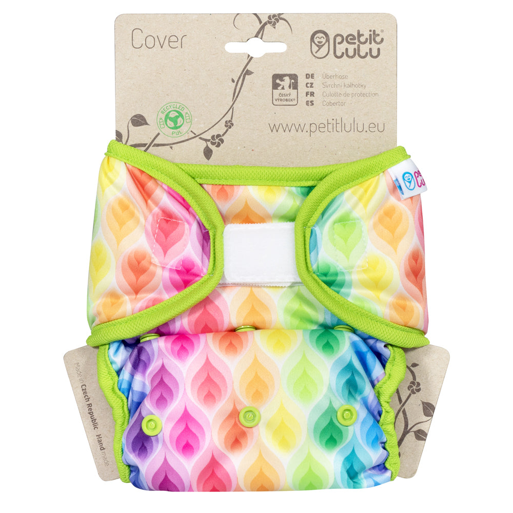 Petit Lulu - Überhose (Prefold) - One Size (5-16 kg) - mit Fleece-Laschen