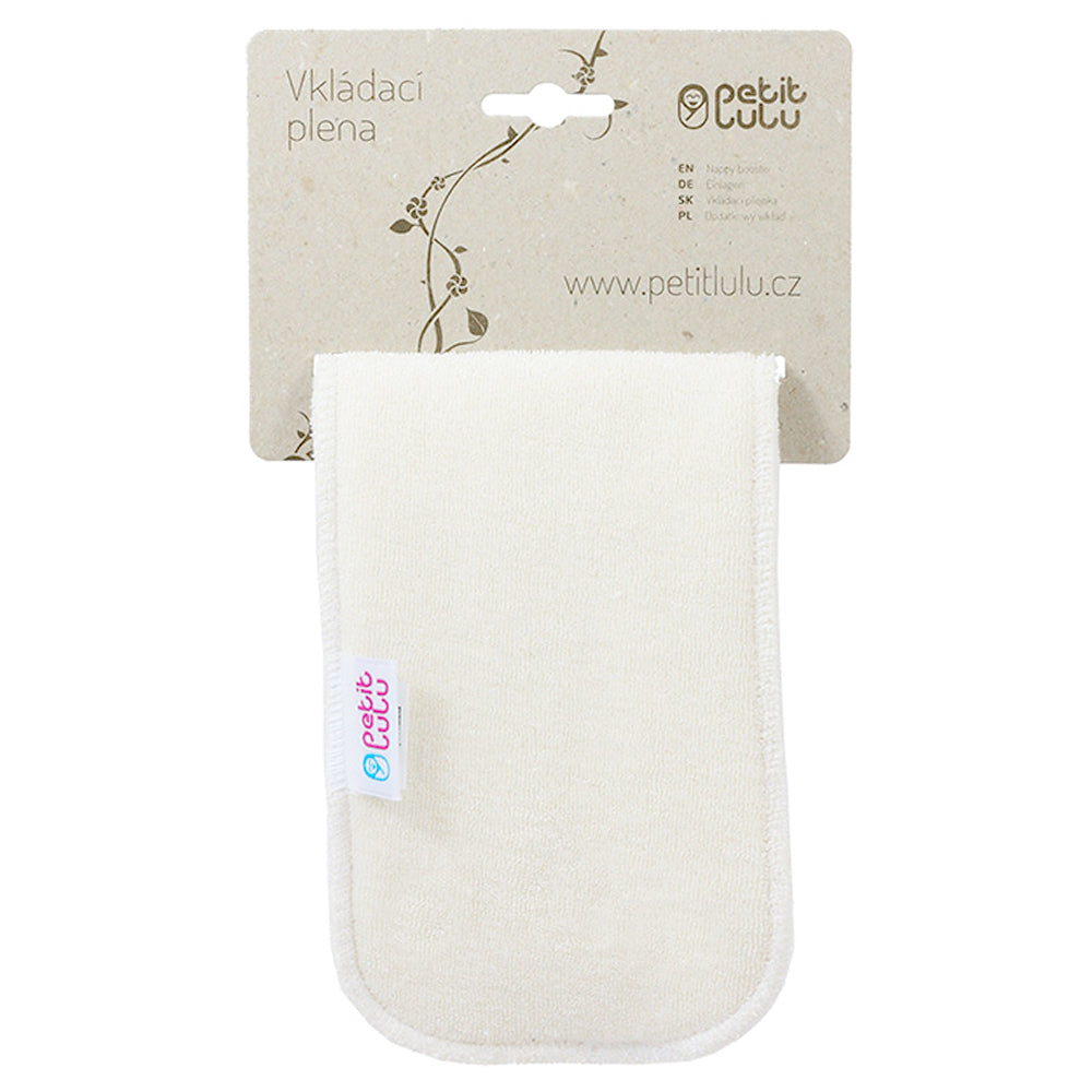 Petit Lulu - Bambus-Booster-Einlagen (3-lagig) - Kurz (30x10 cm) - Handgemacht in Europa. Beste Qualität