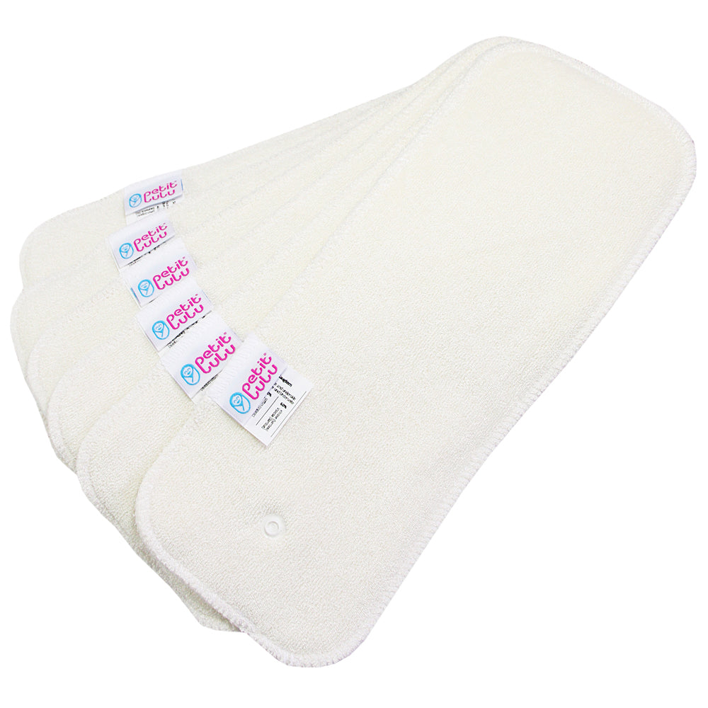 Petit Lulu - kurzer SIO-Booster (27x10 cm) - Saugeinlage mit Knöpfen