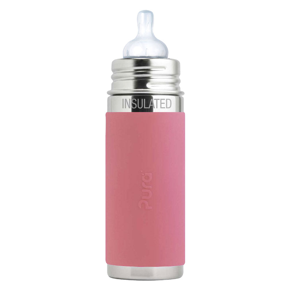 Pura Kiki ISO-Flasche - 250ml - Weithalssauger (inkl. Schutzkappe)