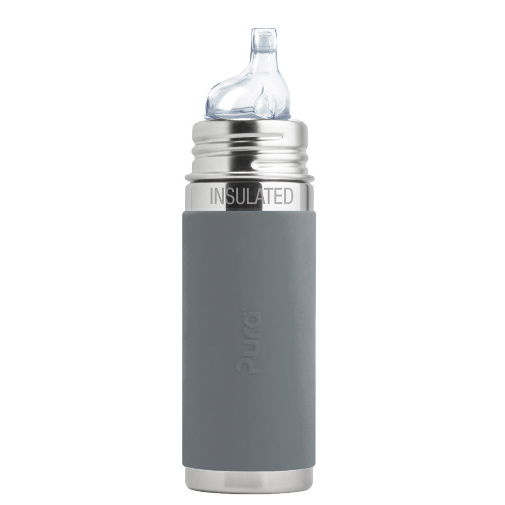 Pura Kiki ISO-Flasche - 250ml - XL Trinklernaufsatz (inkl. Schutzkappe)
