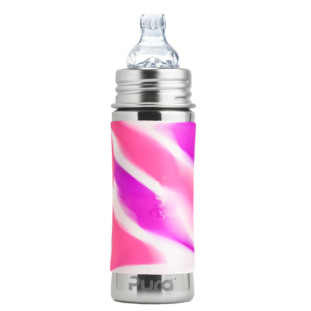 Pura Kiki Trinklernflasche - 325ml - XL Trinklernaufsatz (inkl. Schutzkappe)