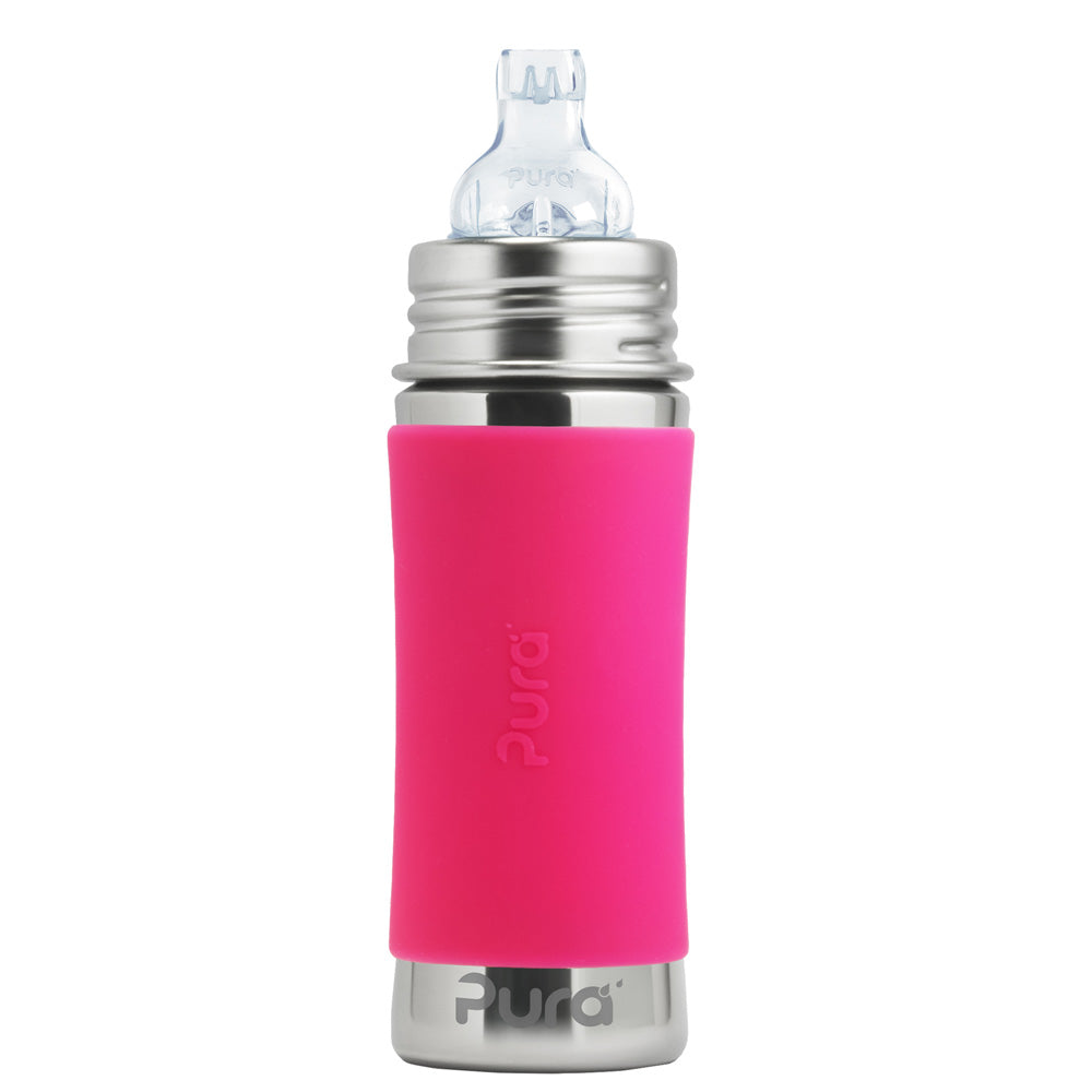 Pura Kiki Trinklernflasche - 325ml - XL Trinklernaufsatz (inkl. Schutzkappe)