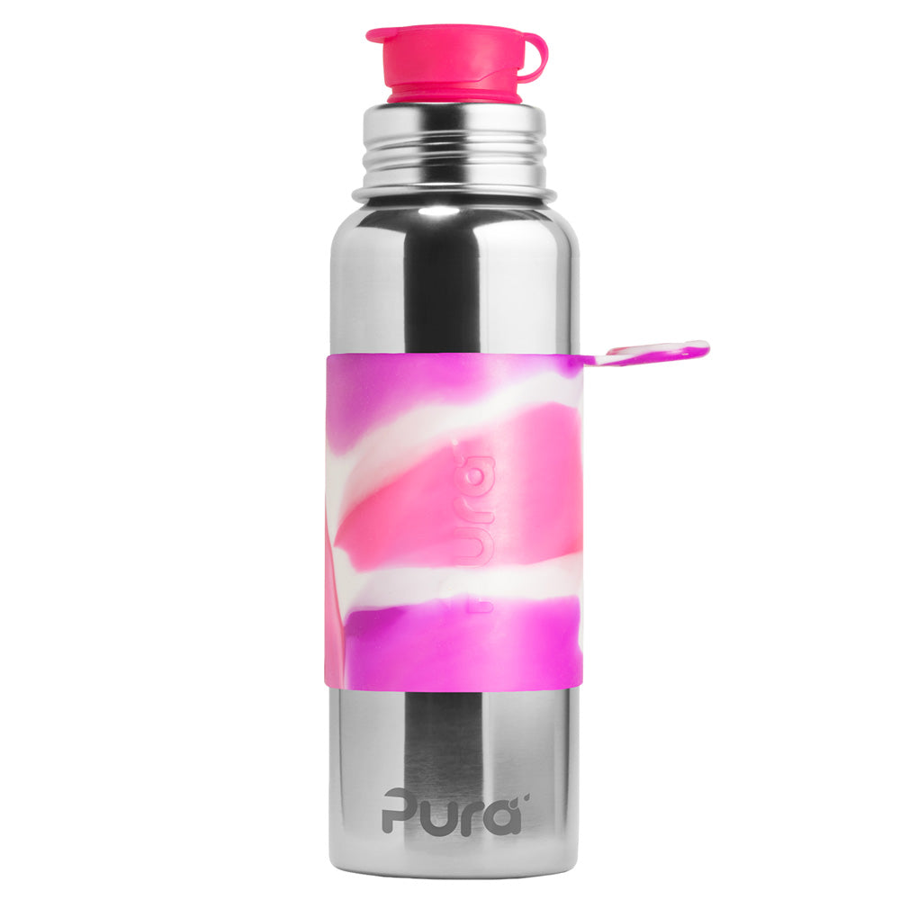 PuraSport™ Flasche - 800ml - BigMouth™ Aufsatz (inkl. Silikonüberzug)