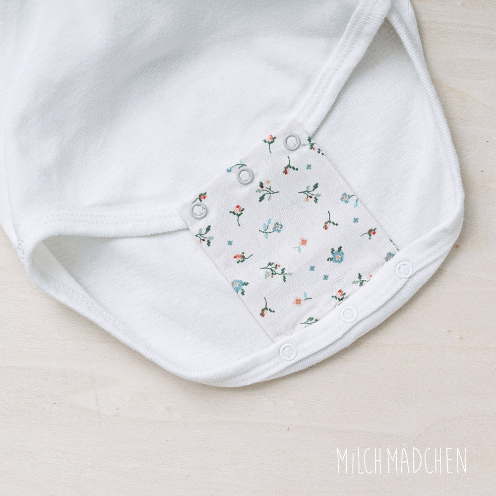Milchmädchen - Bodyerweiterung (Bodyverlängerung) - kleine Blumen - Einzeln (alle Größen)
