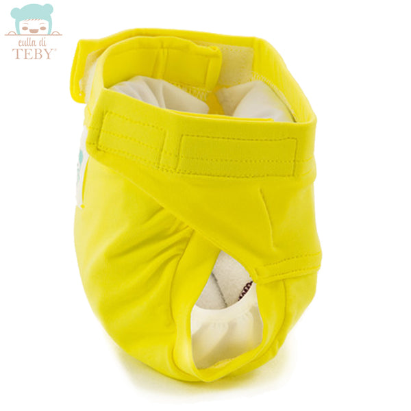 Culla di Teby - "Soft Touch" Überhose - Schwimmwindel - (EINZELN) - Gelb