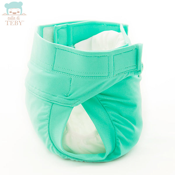 Culla di Teby - "Soft Touch" Überhose - Schwimmwindel - (EINZELN) - Türkis