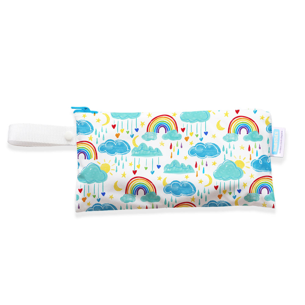 Thirsties - Clutch Bag mit Knopf-Schlaufe - Gr. XS (14x27cm)