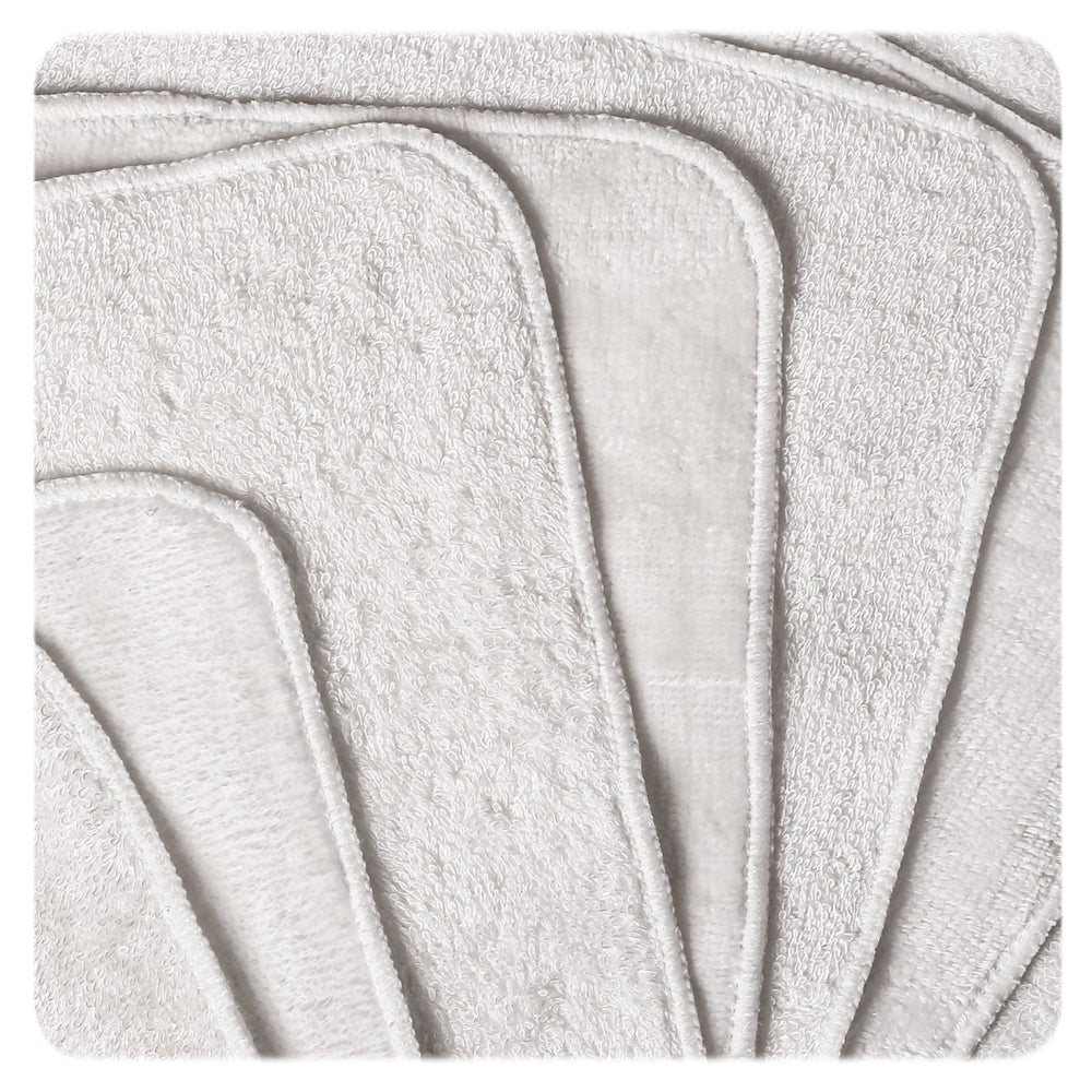 XKKO - BMB Bambusfrottee Waschlappen (21x21 cm) - 5 Stück