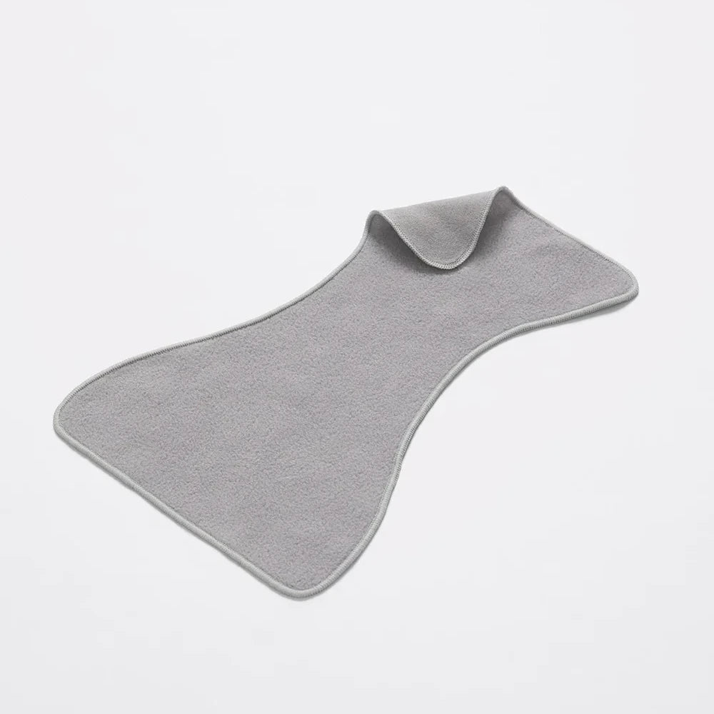 Graues Bambino Mio Fleece-Windelvlies, waschbar und wiederverwendbar