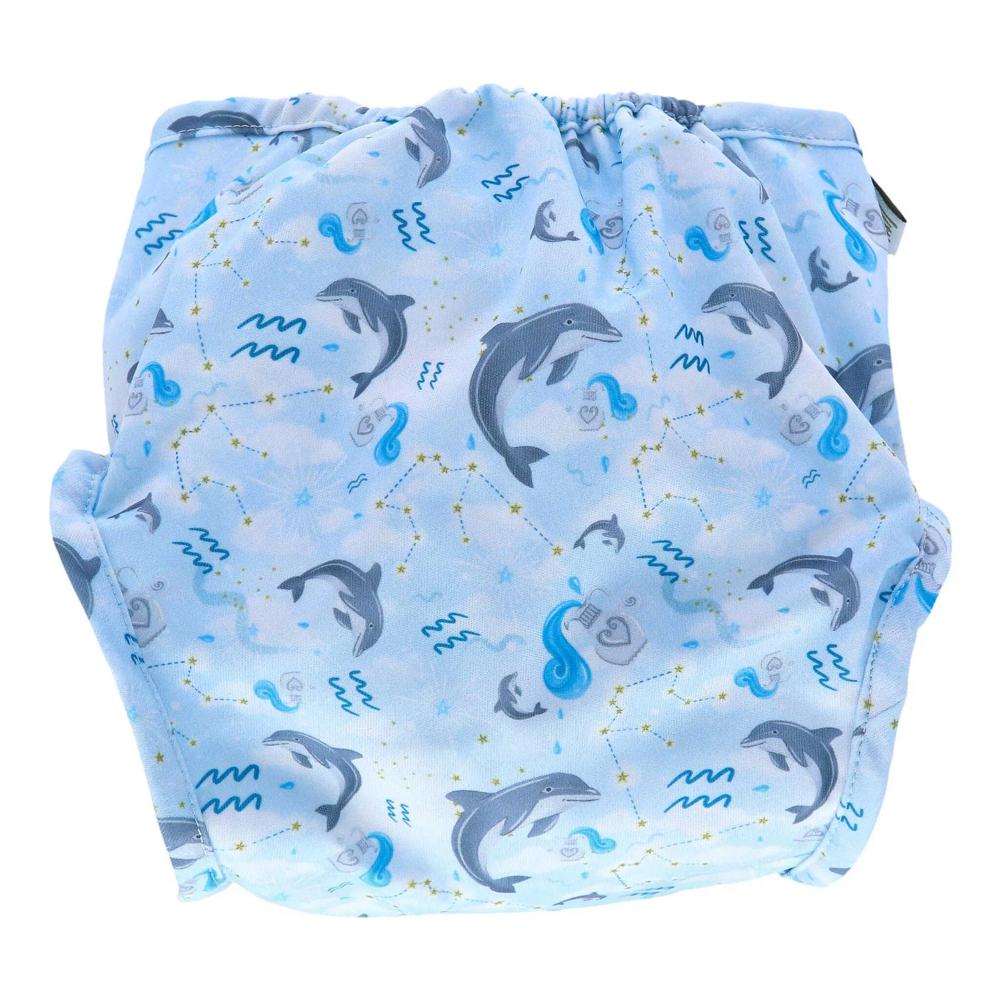 Little Lamb - Überhose (Stretchy PUL-Wrap) - Newborn für Neugeborene 3 bis ca. 9 kg