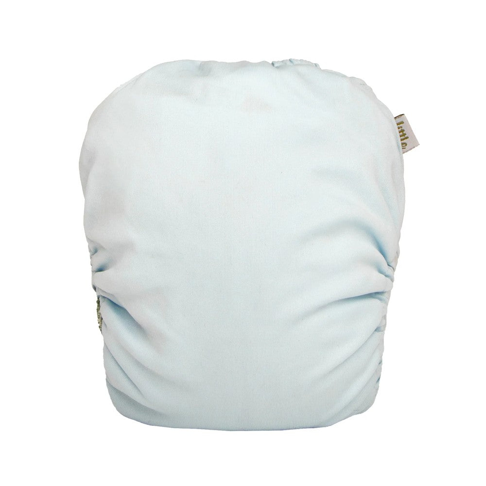 Little Lamb One Size Pocketwindel Cloud (Wolke), Rückansicht mit elastischem Bund