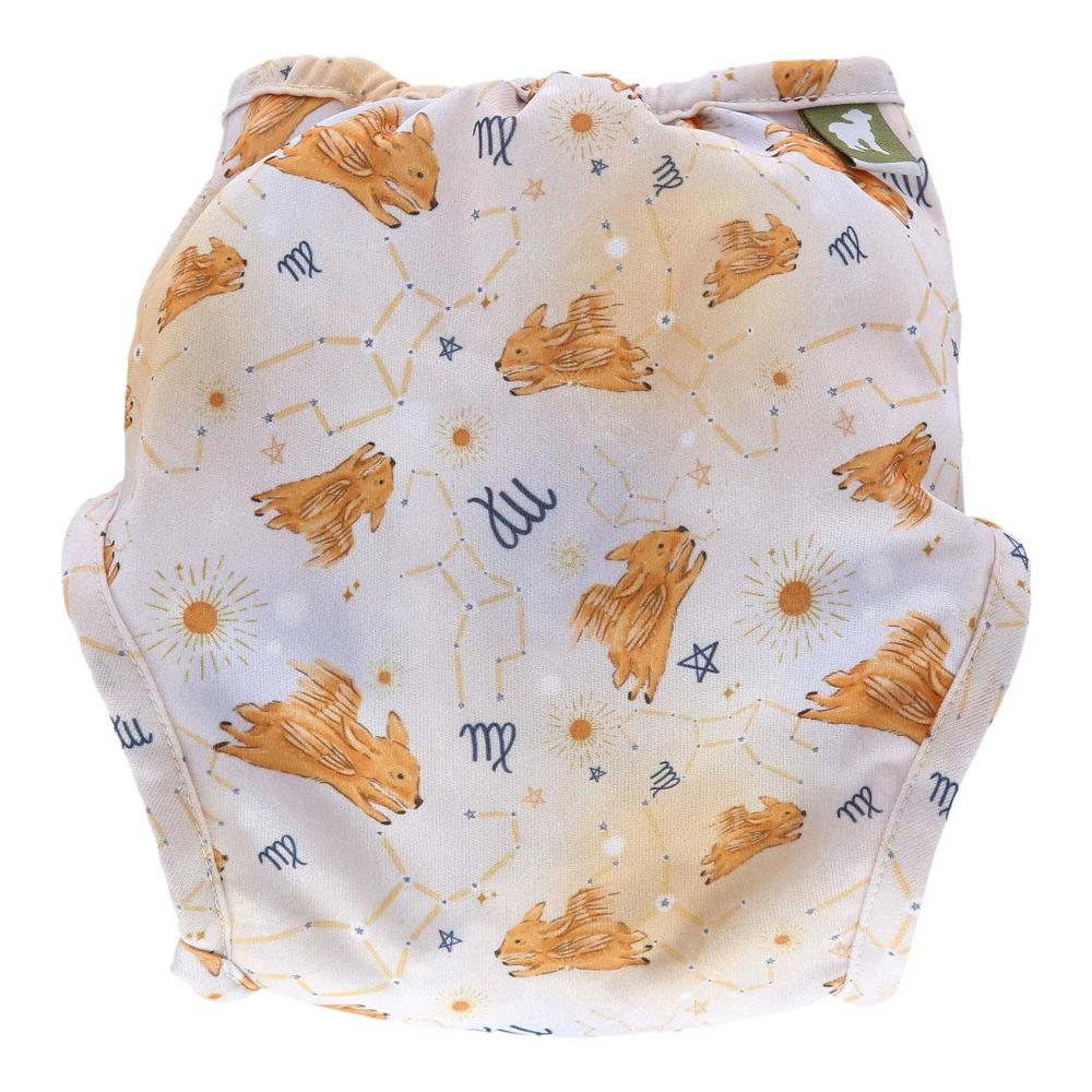 Little Lamb - Überhose (Stretchy PUL-Wrap) - Newborn für Neugeborene 3 bis ca. 9 kg