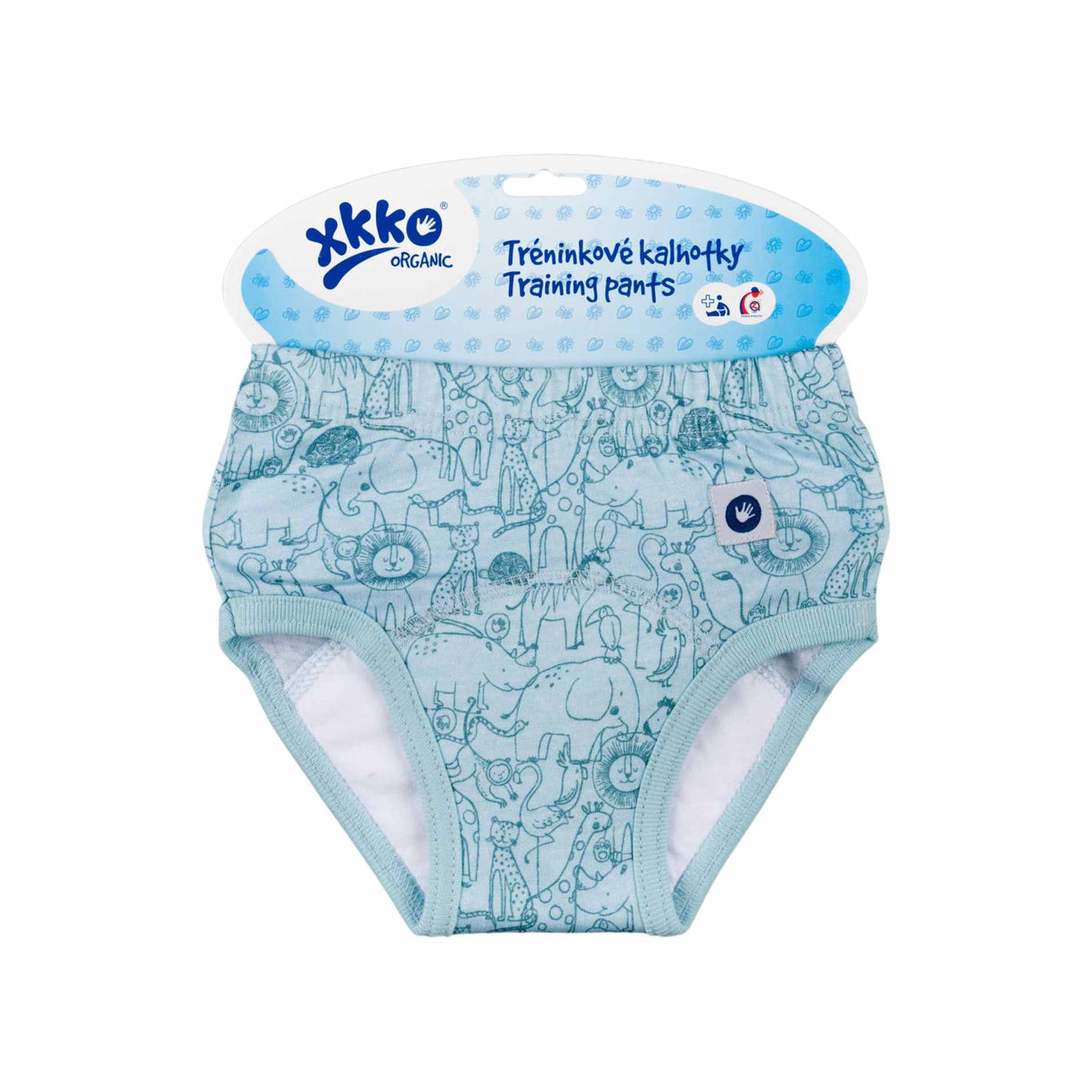 XKKO Trainer aus Bio-Baumwolle im Design Safari Mountain Spring in der Originalverpackung