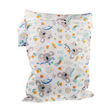 Blümchen - einfache Nasstasche (Wetbag) - Gr. M (41x29 cm)