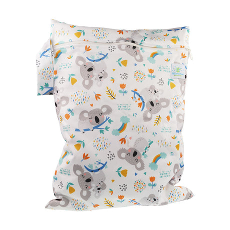 Blümchen - einfache Nasstasche (Wetbag) - Gr. M (41x29 cm)