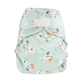 Blümchen - Eco Shell Überhose (2in1) - Klettverschluss - One Size (3-16 kg)