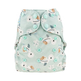 Blümchen - Eco Shell Überhose (2in1) - Druckverschluss - One Size (3-16 kg)