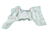 Blümchen - Eco Shell Überhose (2in1) - Druckverschluss - One Size (3-16 kg)