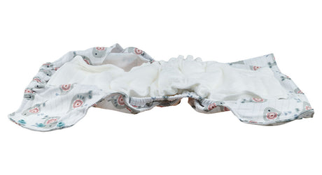 Blümchen - Eco Shell Überhose (2in1) - Druckverschluss - XL (8-25 kg)