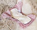 Blümchen - Saugeinlagen für Eco-Shell 2in1 (One Size) - Bambusviskose & Bio-Baumwolle