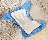 Blümchen - Saugeinlagen für Eco-Shell 2in1 (One Size) - Bambusviskose & Bio-Baumwolle