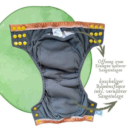 siebenKÄSEhoch - Premium Trainer (SideSnap) OneSize 4-16 kg