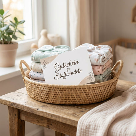 Geschenkgutschein - diibestenstoffwindeln.com – Nachhaltig Freude schenken