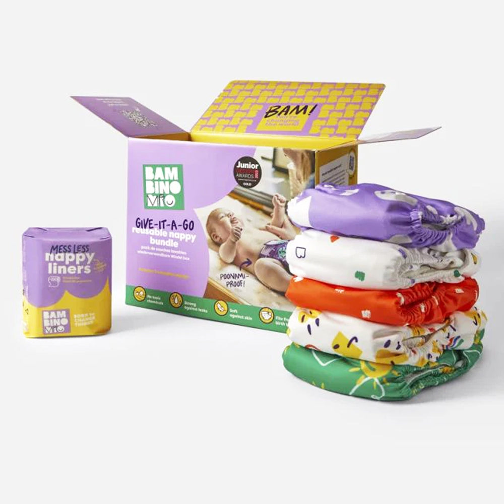 Bambino Mio - Revolutionäre wiederverwendbare Windel - Probier Box - Brave & Bold