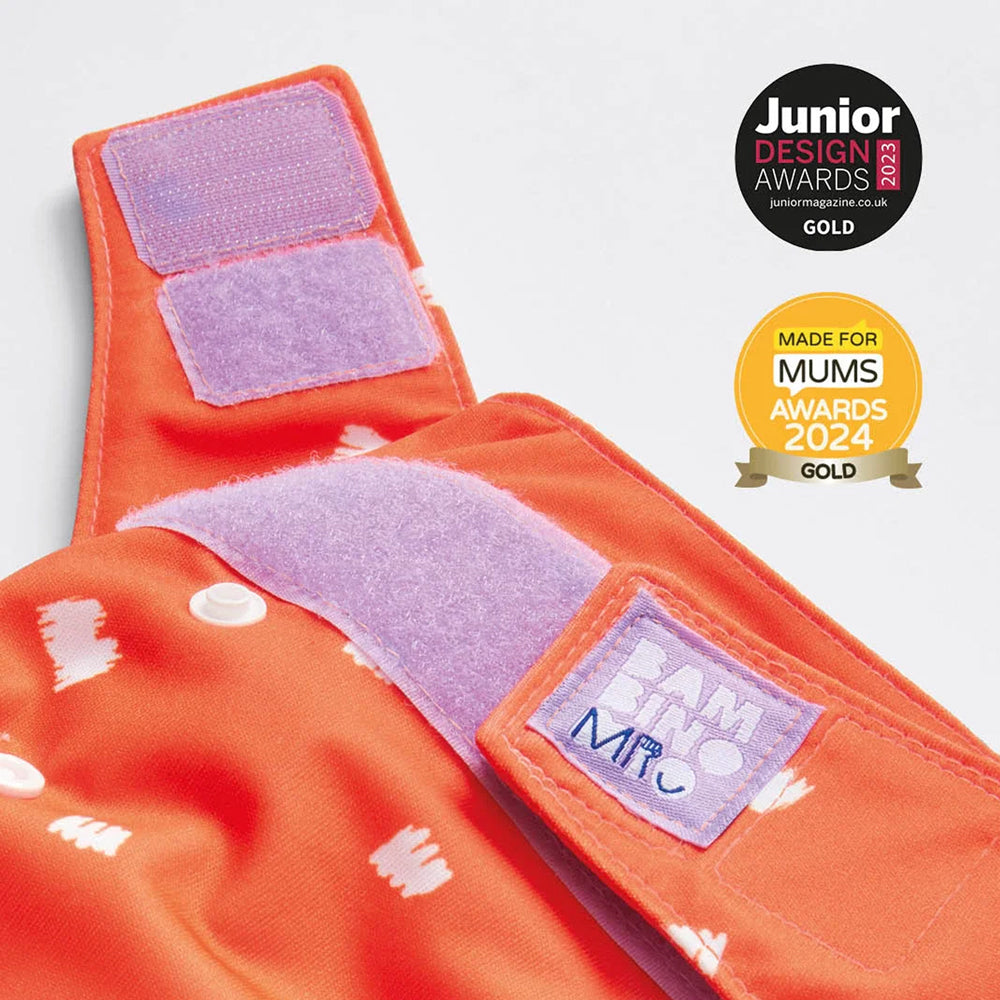 Bambino Mio - Revolutionäre wiederverwendbare Windel - AIO (One Size) - Smile