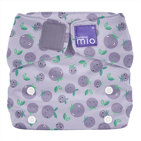 Bambino Mio - MioSolo (All-in-One) One Size Windel - Berry Bounce - (AIO) - Günstige Stoffwindel, Windeln