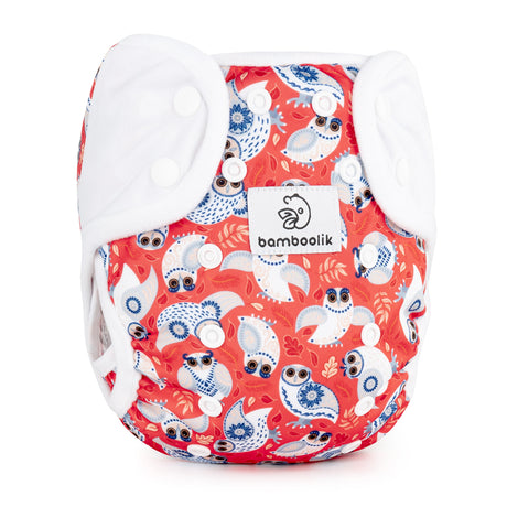 Bamboolik - DUO Überhosen - One Size (4-15 kg) - doppelte Beinbündchen - Druckverschluss