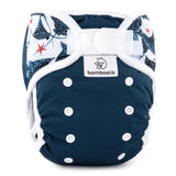 Bamboolik - DUO Überhosen - One Size (4-15 kg) - doppelte Beinbündchen - Klettverschluss