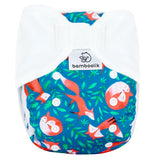 Bamboolik - DUO Überhosen - One Size (4-15 kg) - doppelte Beinbündchen - Klettverschluss