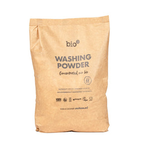 Bio-D Konzentriertes Waschpulver 1 kg und 2 kg – Produktansicht der Packungen