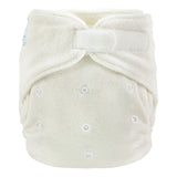 Blümchen - Bambus One Size - Nachtwindel Druckknopf oder Klettverschluss - (3-16kg) - schnell trocknend durch Taschenfunktion