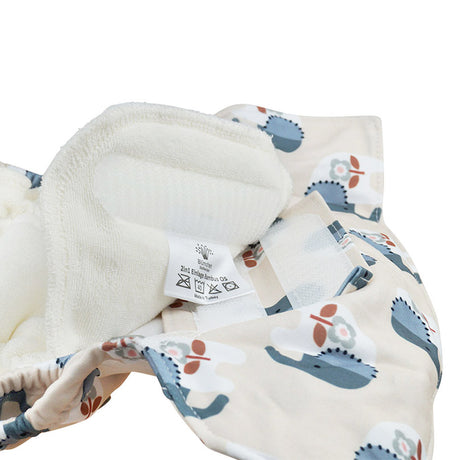Blümchen - Eco Shell Überhose (2in1) - Druckverschluss - One Size (3-16 kg)